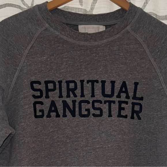 🙏 Spiritual Gangster - Gray Pullover - size Medium - Picture 3 of 9